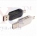 OkaeYa 2X USB2.0 Micro USB OTG Adapter SD T-Flash Memory Card Reader for Phone 2in1